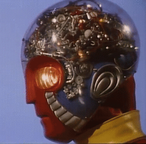 This links to a larger animated image from a Japanese TV series, Android Kikaider 
